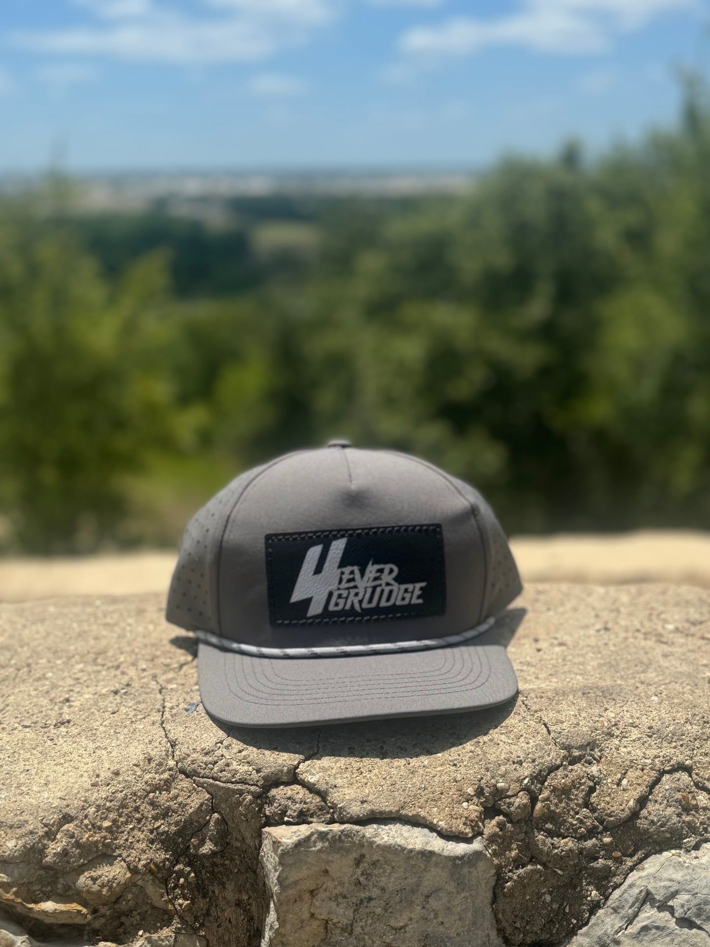 Shadow Grey Waterproof Patch Hat